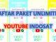 Cara daftar paket Unlimited Youtube Indosat