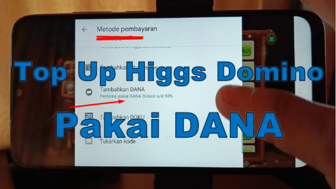Top Up Higgs Domino Pakai DANA Lewat Google Play