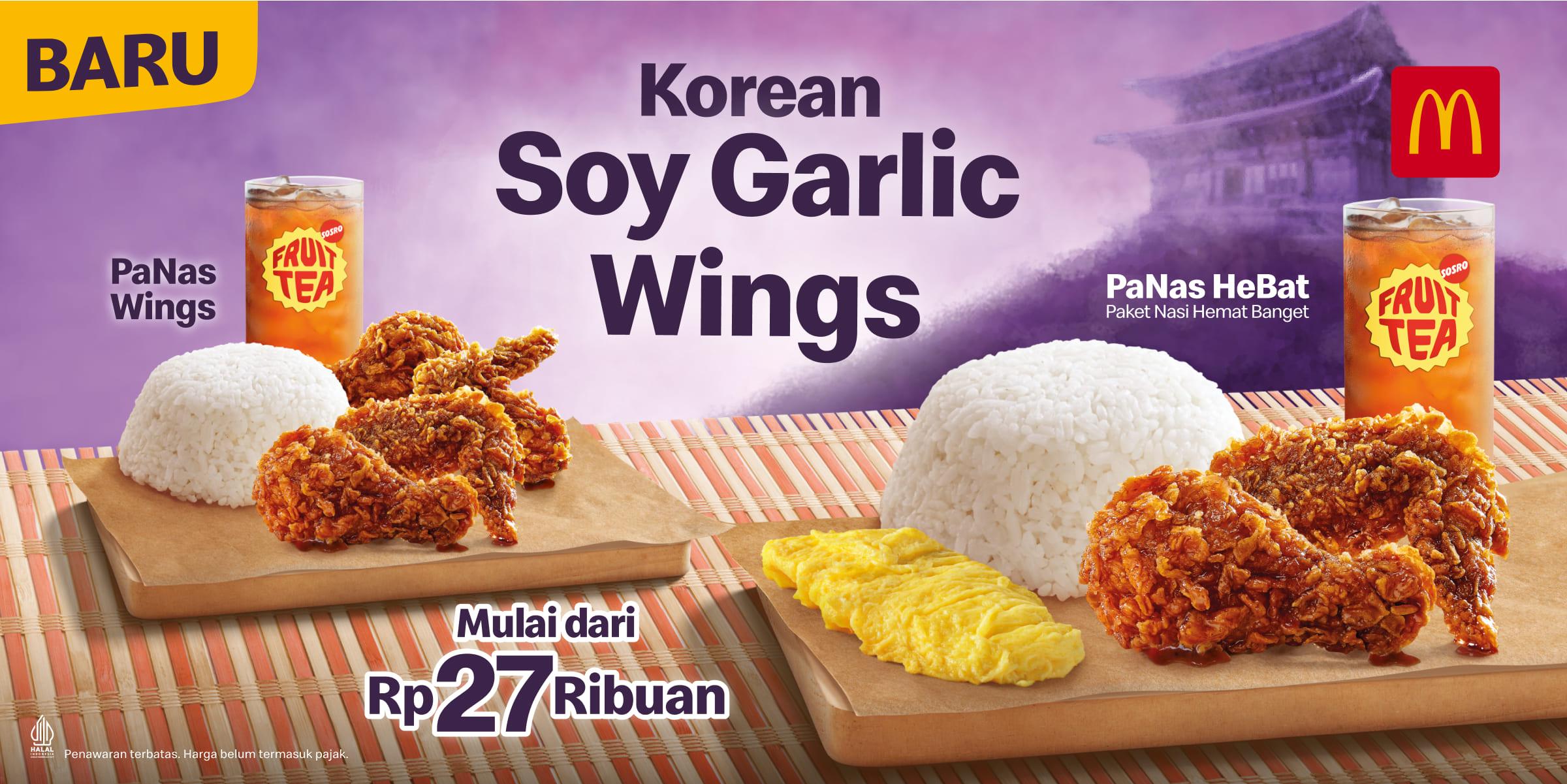 Korean Soy Garlic Wings