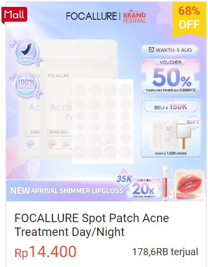 FOCALLURE Spot Patch Acne Treatment -